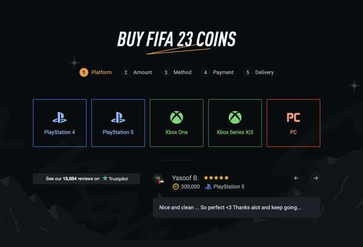 Buy PS FIFA 23 coins