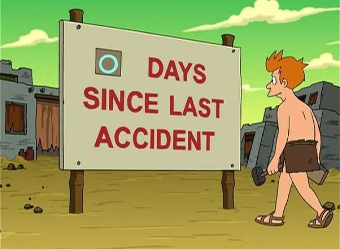 0 days without accident
