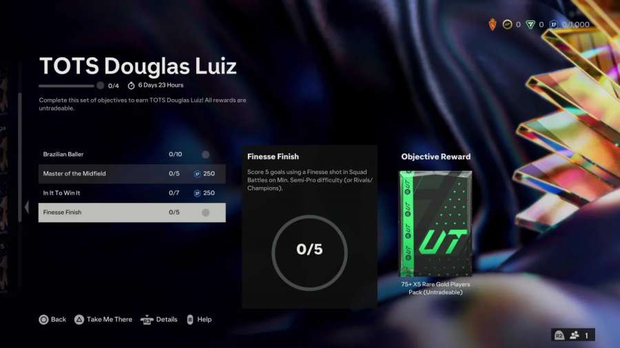 Douglas Luiz TOTS Finesse Finish Objective