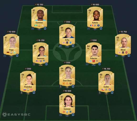 Saint-Maximin SBC 87-Rated Squad RTTK