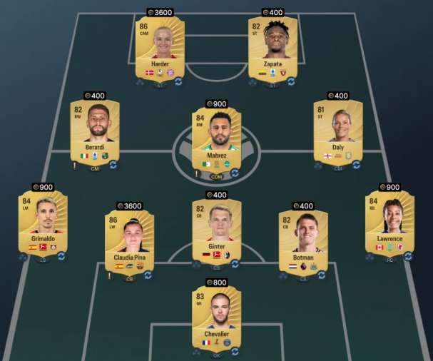 Ligue 1 McDonald's Squad Solution