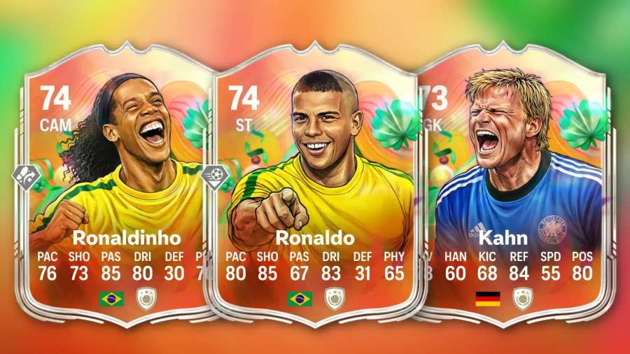 Season 6 Silver Stars featuring Ronaldinho, Ronaldo, and Kahn in FC 26