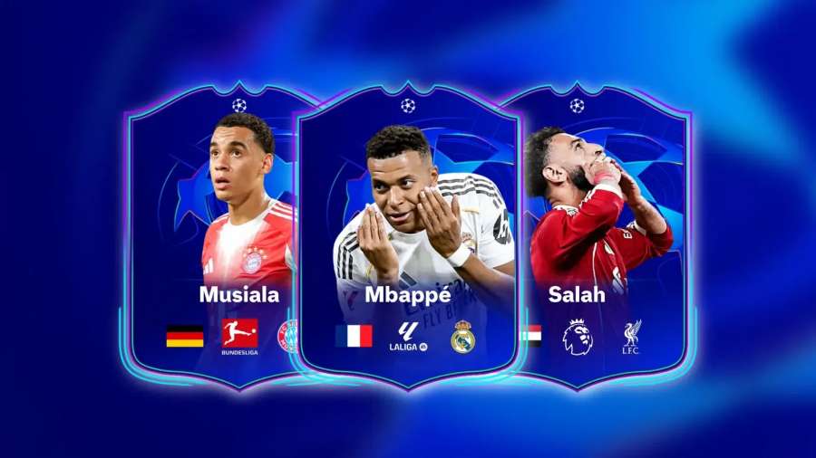Musiala, Mbappé, and Salah Road to the Final cards in FC 26