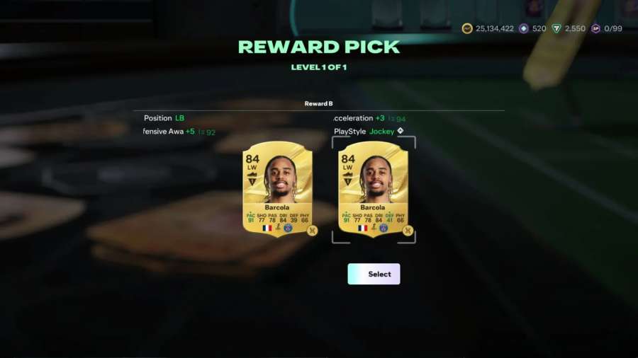 FC 27 Evolution Pathway screen